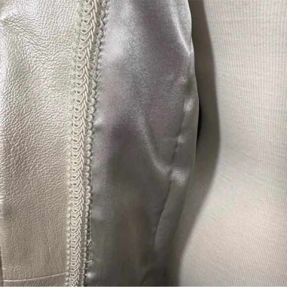 EUC Bradley Bayou Embellished Leather Jacket - Picture 7 of 9